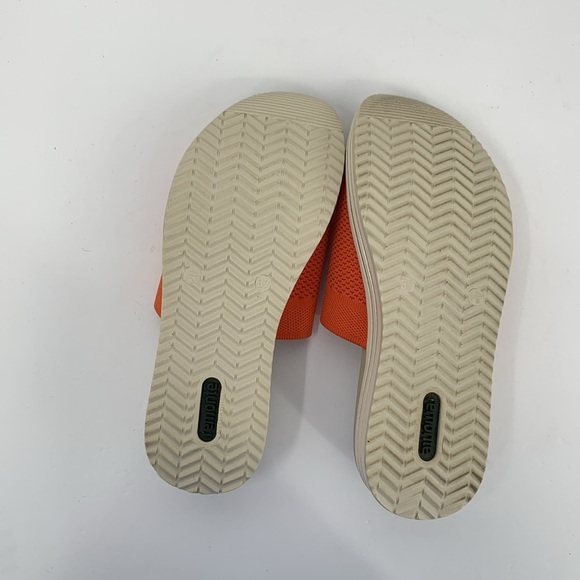 Remonte Jocelyn 61 slide sandals rust orange comfort wedge platform knitted 37 6 - Picture 6 of 6